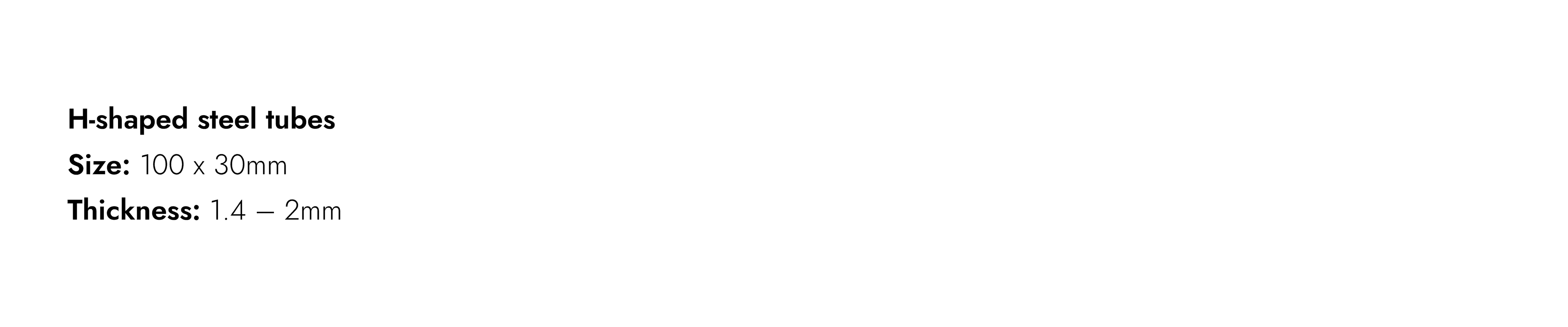 PRODUCT SPECIFICATIONS